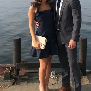 Keepsake size small - navy dress. Worn to 1 wedding, dry cleaned
